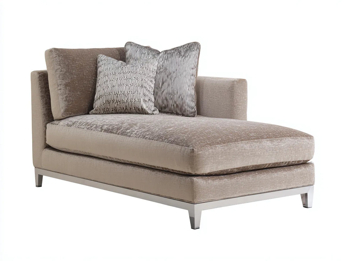 Poltrona Reclinabile Soggiorno in tessuto 145×105×82 cm - beige - design elegante