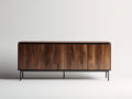 Credenza in legno 180×42×78 cm - marrone - stile moderno per sala da pranzo